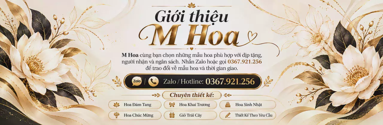 Ảnh bìa Shop hoa tươi Xã Cuôr Đăng Đắk Lắk - Thêm sắc hoa cho ngày vui